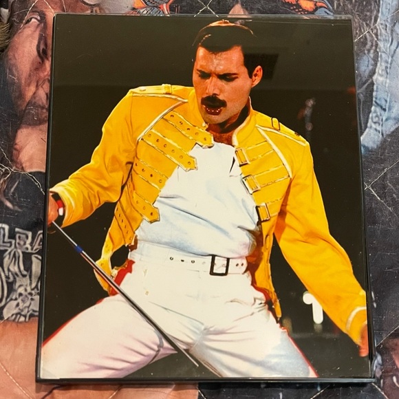 FREDDIE MERCURY Accessories - FREDDIE MERCURY 8x10 FRAMED PHOTO~QUEEN CONCERT 1986 MAGIC TOUR